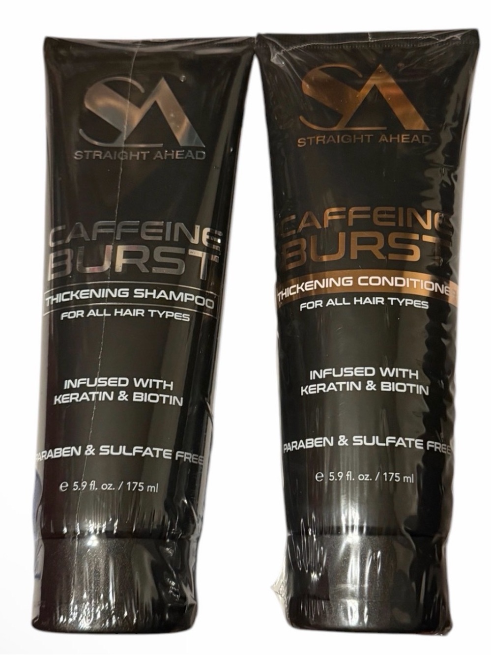 Caffeine Burst Volumizing Shampoo/ Conditioner for Fine & Thinning Hair new